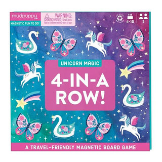 Magnetic Board Game - Unicorn Magic 4-in-a-Row - De Dondersteen