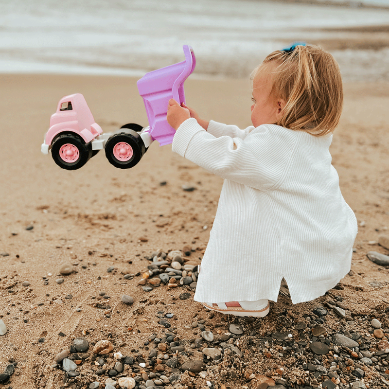 Dump wagen (roze) - De Dondersteen