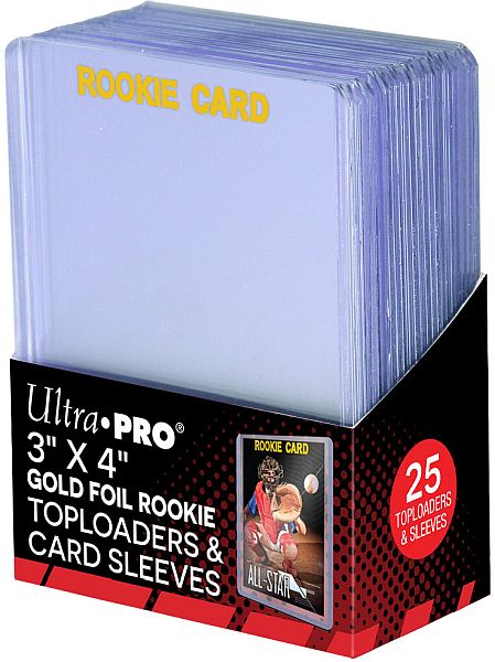 3" X 4" Rookie 35PT Toploader with Card Sleeves 25ct - De Dondersteen