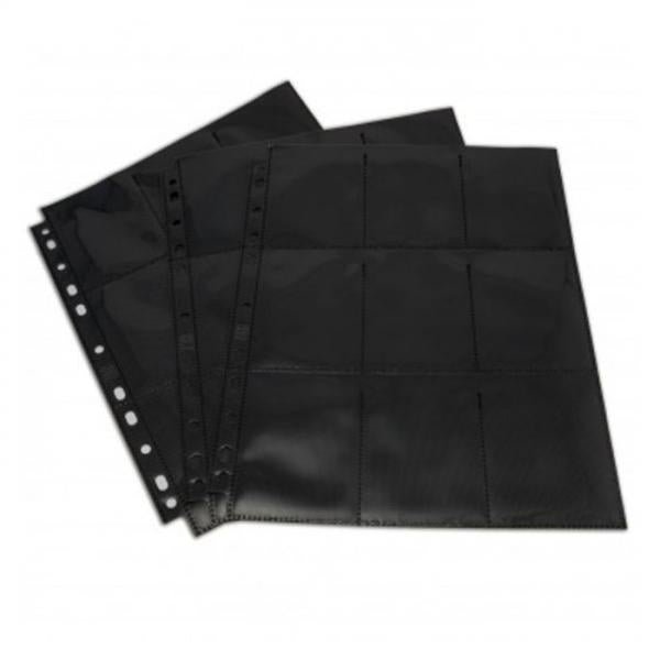 Blackfire 18-Pocket Top-loading Black Album Pages