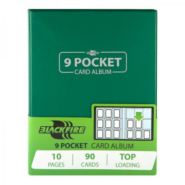 Blackfire 9 Pocket Card Album Green