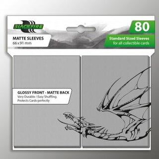 Blackfire Standard Sleeves - Clear (80 Sleeves) - De Dondersteen