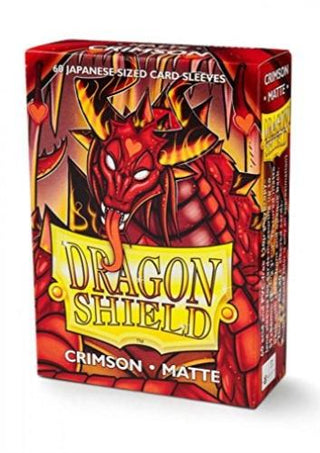 Dragon Shield Sleeves Small Japanese Matte Crimson - De Dondersteen