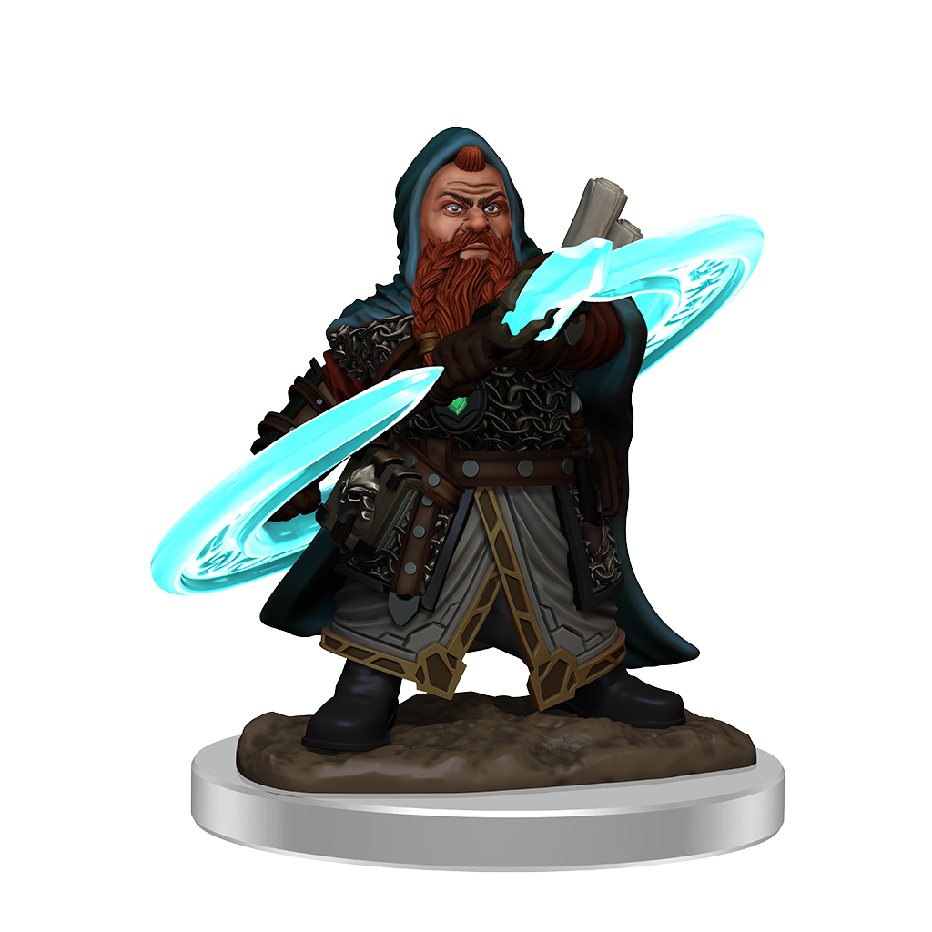 Pathfinder Painted Premium: Male Dwarf Sorcerer - De Dondersteen