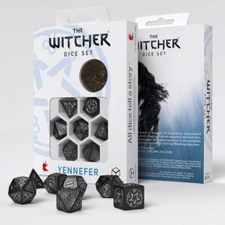 The Witcher Dice Set Yennefer - The Obsidian Star - De Dondersteen