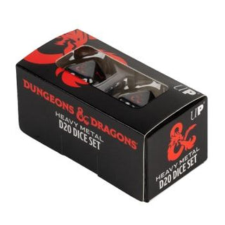 UP - Heavy Metal D20 Dice Set for Dungeons & Dragons - De Dondersteen