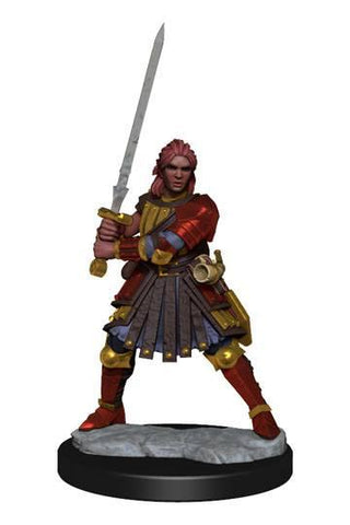D&D Frameworks: Human Fighter Female - De Dondersteen