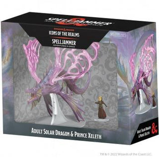 D&D Icons of the Realms: Spelljammer Adventures in Space Adult Solar Dragon & Prince Xeleth (Set 24) - De Dondersteen