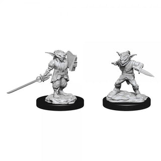 D&D Nolzur's MM Unpainted Miniatures Male Goblin Rogue & Female Goblin Bard - De Dondersteen