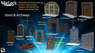 WarLock Dungeon Tiles: Doors & Archways - De Dondersteen