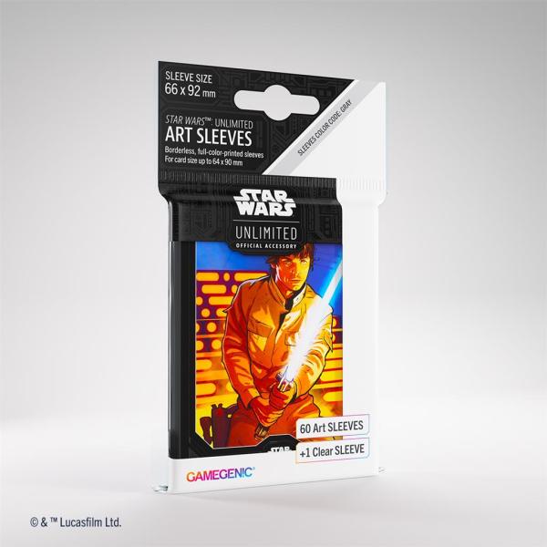 Gamegenic - Star Wars: Unlimited Art Sleeves - Luke Skywalker - De Dondersteen