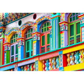 Coloured Facade, Singapore Puzzel