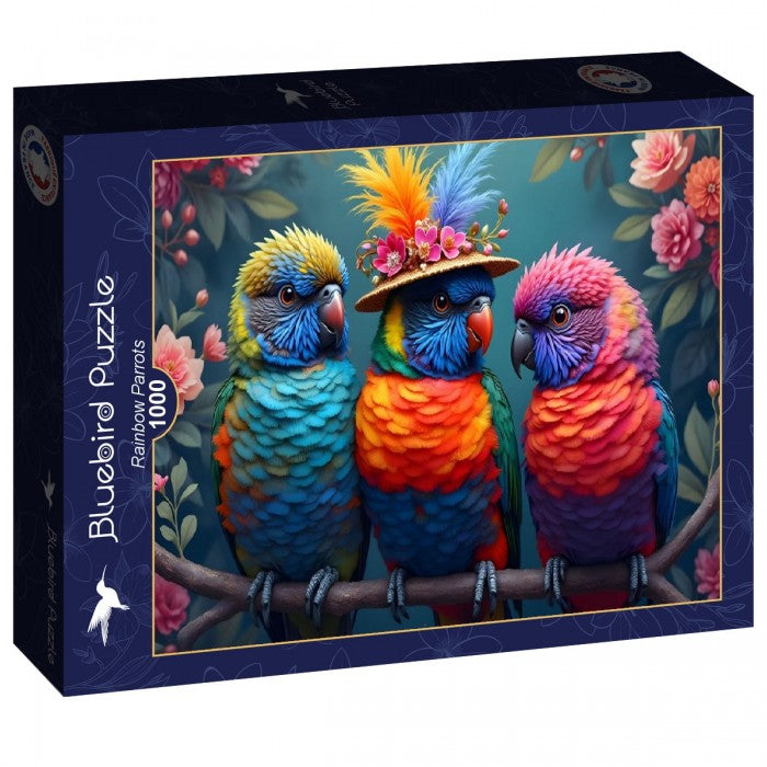 Rainbow Parrots Puzzel