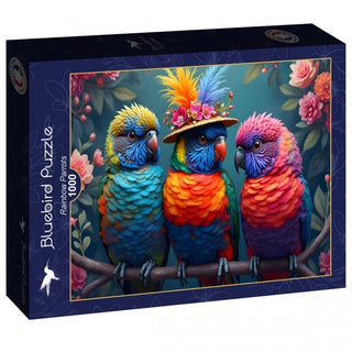 Rainbow Parrots Puzzel