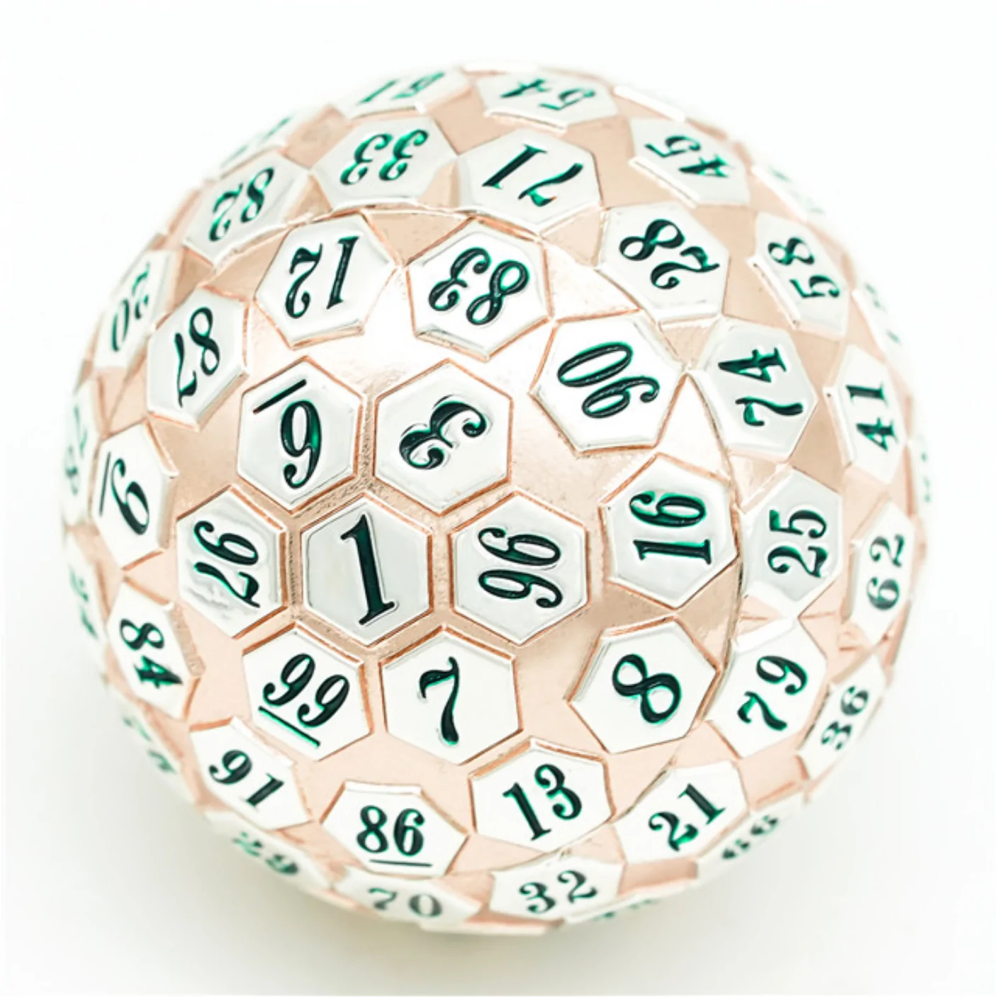 45mm Metal D100 - Rose Gold & Silver - De Dondersteen