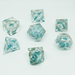 Dice Cube Liquid Core Molten Rainshard (7) - De Dondersteen