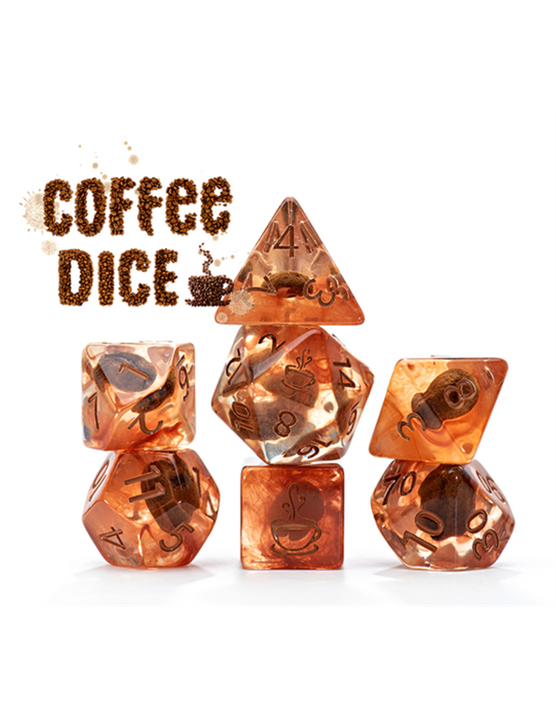 Inclusion Dice Coffee Dice - De Dondersteen