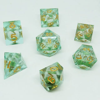 Dice Cube Liquid Core Molten Dragonscale (7) - De Dondersteen