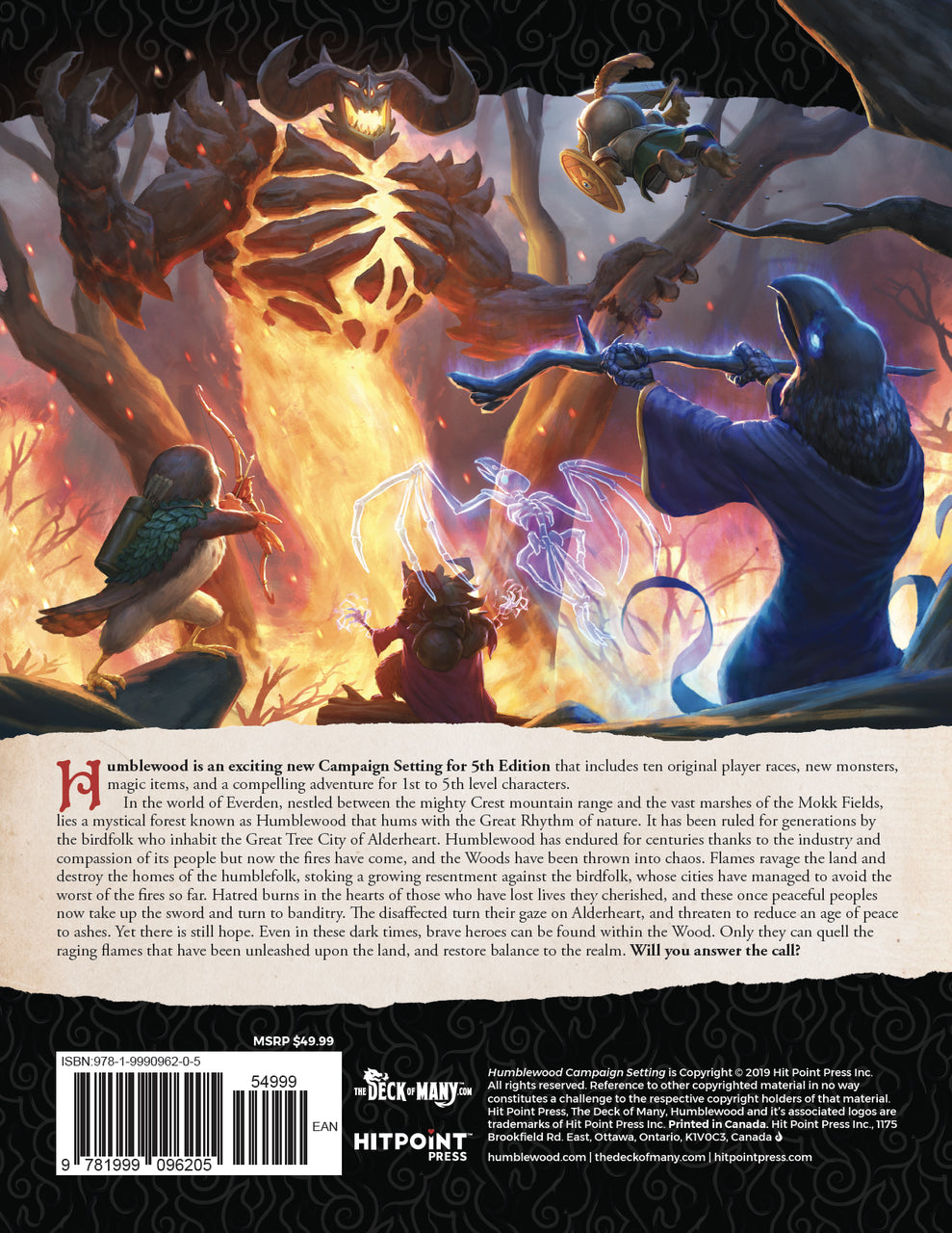 Humblewood Campaign Setting Book
