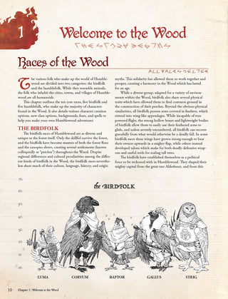 Humblewood Campaign Setting Book - De Dondersteen