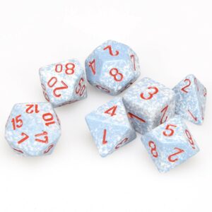 Air Speckled Polydice Dobbelsteen Set (7 stuks) - De Dondersteen