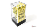 Switch Opaque Pastel Yellow/black Polydice Dobbelsteen Set (7 stuks) - De Dondersteen 2 image