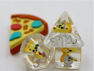 Pizza RPG Dice Set - De Dondersteen