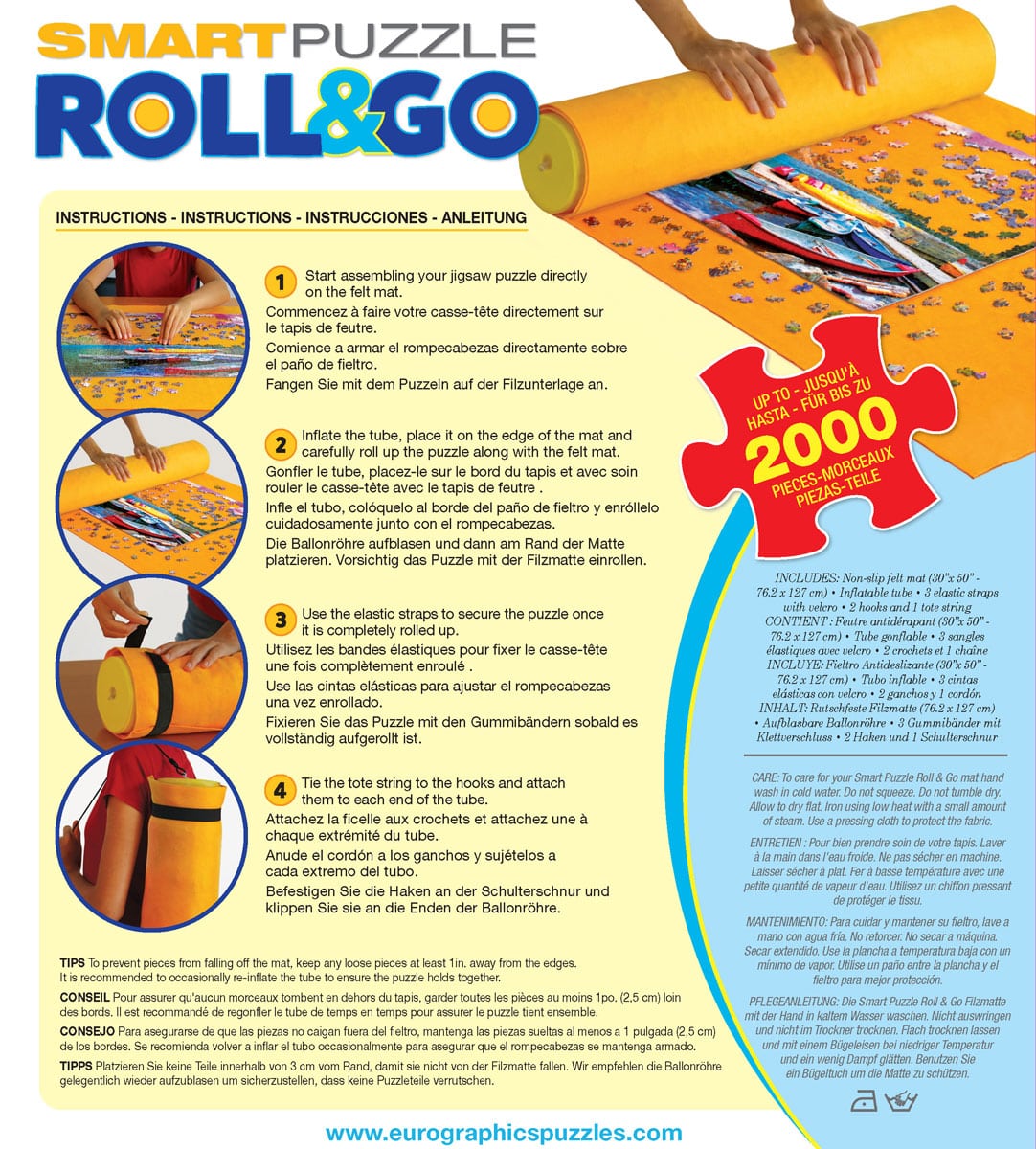 Smart Puzzle Roll & Go Mat - De Dondersteen