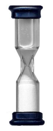 Zandloper 30 seconden Zwart - De Dondersteen