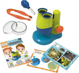Mini Sciences Microscoop met 10 Experimenten - De Dondersteen