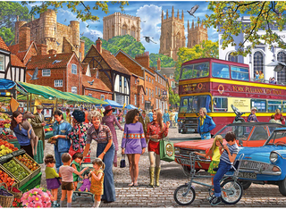 Steve Crisp - York Market Puzzel (250XL stukjes) - De Dondersteen