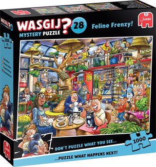 Wasgij Mystery 28 - Kat-en-Muisspel! - 1000 Stukjes puzzel - De Dondersteen