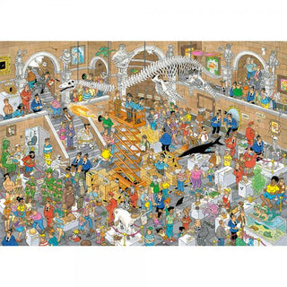 Een Dagje naar het Museum - Jan van Haasteren (2x 1000) - De Dondersteen