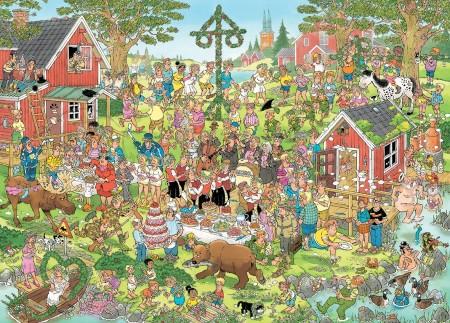 Jan van Haasteren - Midzomerfeest (1000) - De Dondersteen