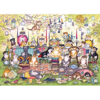 Mad Catter's Tea Party - Linda Jane Smith (1000) - De Dondersteen