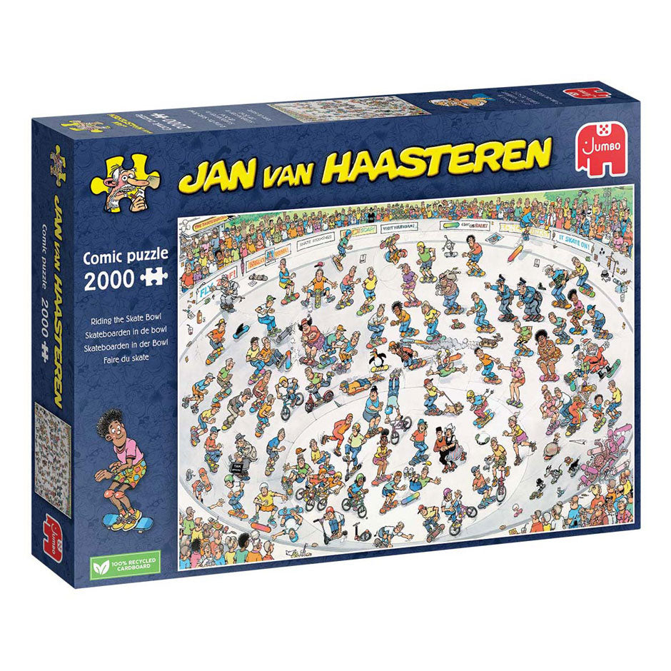 Skateboarden in de Bowl - Jan van Haasteren (2000) - De Dondersteen