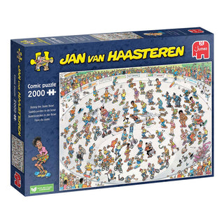 Skateboarden in de Bowl - Jan van Haasteren (2000) - De Dondersteen
