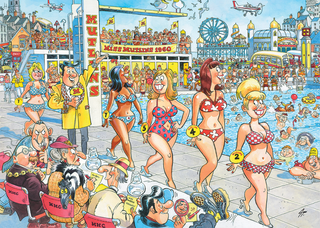 Wasgij Retro Destiny 9 - Topmodellen! (1000) - De Dondersteen