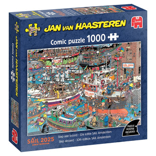 Jan van Haasteren – Stap aan boord – 10e editie SAIL Amsterdam (1000) - De Dondersteen