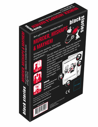 Black Stories - Murder, Mishaps & Mayhem - De Dondersteen