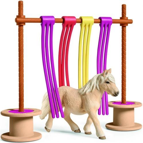 Pony obstakel gordijn