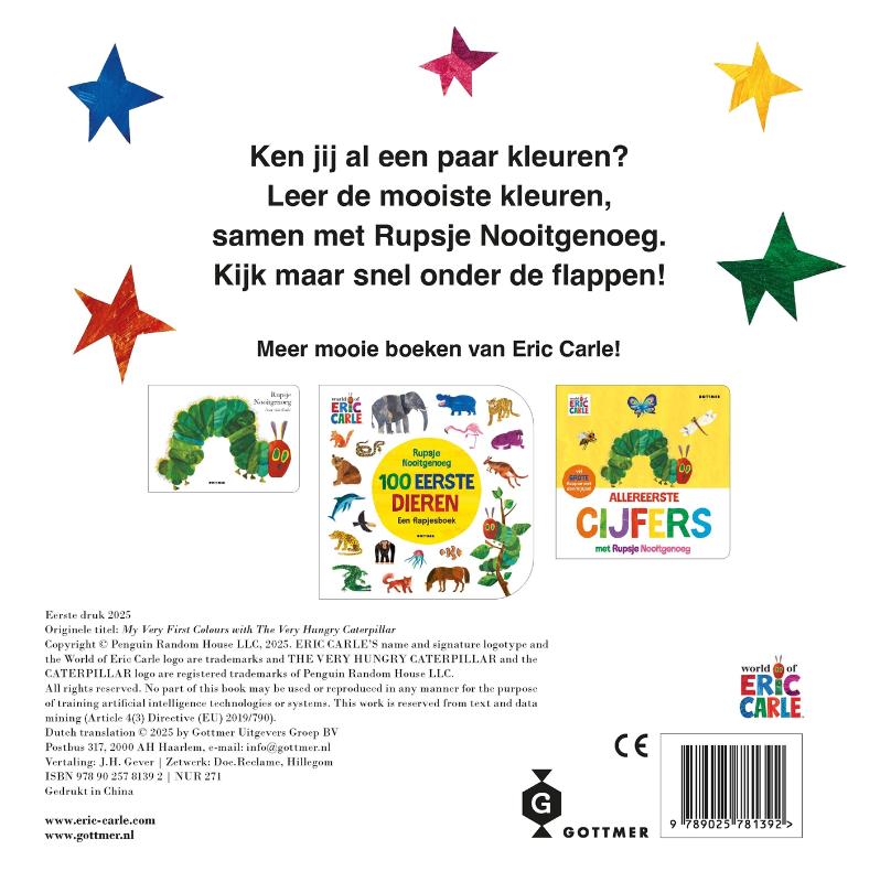 Allereerste kleuren met Rupsje Nooitgenoeg - De Dondersteen