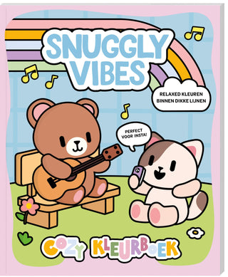 Cozy kleurboek voor volwassenen - Snuggly vibes - De Dondersteen