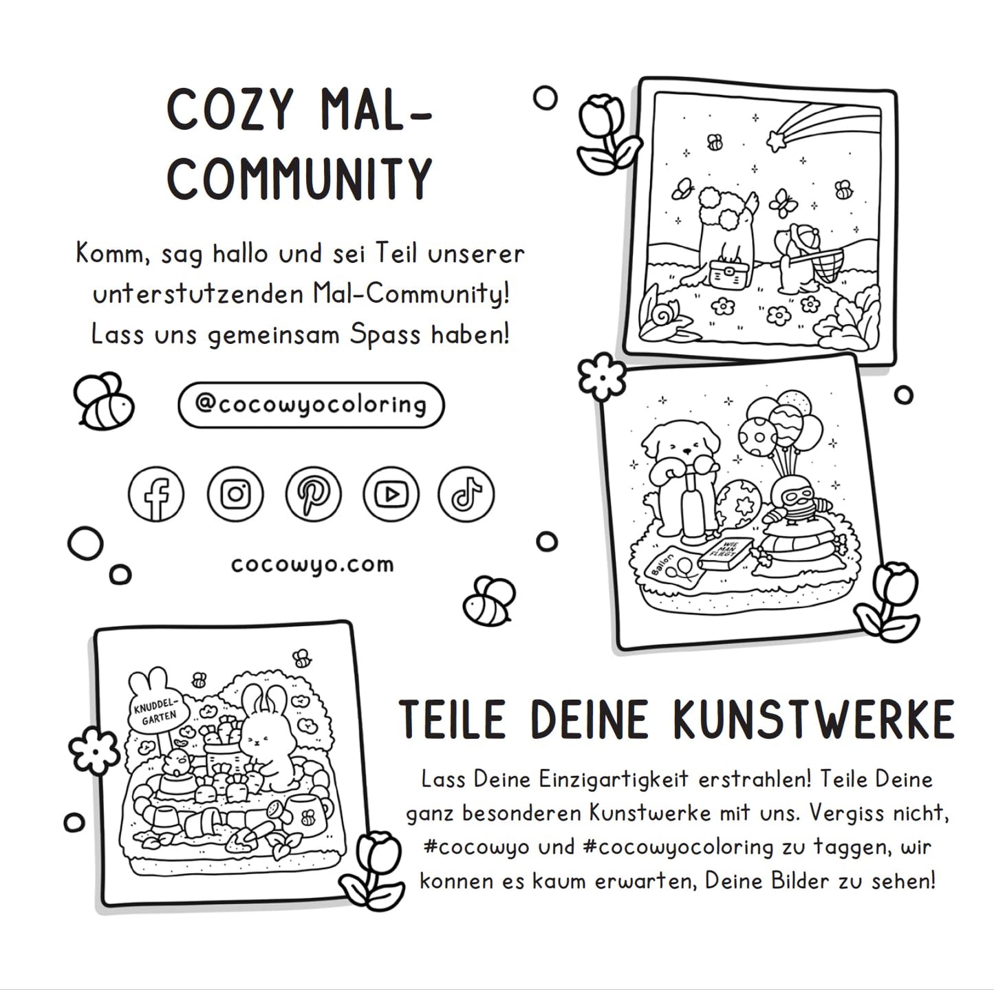 Cute & Comfy kleurboek Coco Wyo - De Dondersteen