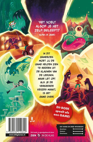 Game Boek - Game Helden in nood! - De Dondersteen