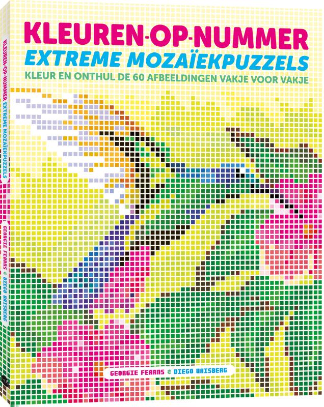 Kleuren-op-nummer: extreme mozaïekpuzzels - De Dondersteen