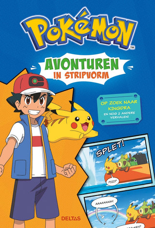 Pokémon Stripboek – 3 Avonturen met Goh, Pikachu & Team Rocket (Hardcover) - De Dondersteen
