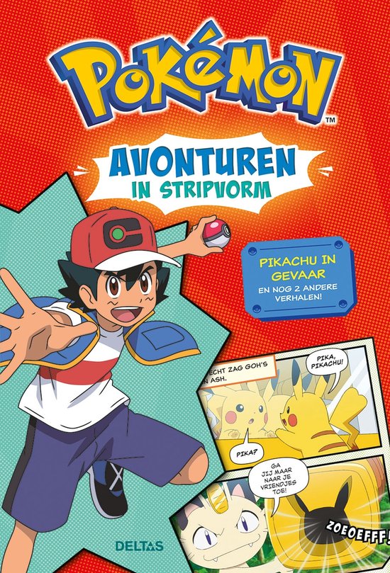 Pokémon Stripleesboek – 3 Spannende Avonturen | Hardcover vanaf 7 jaar