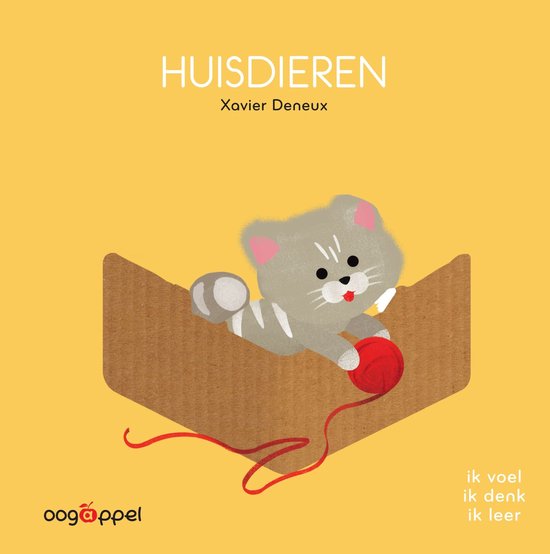 Thuis – Kartonboek met reliëf | Xavier Deneux | Voelboek voor peuters - De Dondersteen