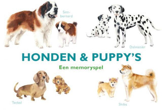 Honden & Puppy's - Een memoryspel - De Dondersteen